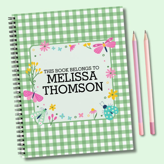 Diario Cute Pastel Green Summer Floral (Subido por el creador)