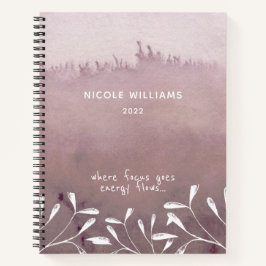 Diario de acuarela de ordeña de arena marrón moder