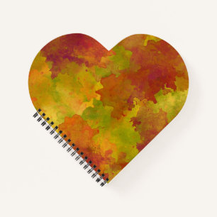 Diario de acuarela de otoño - Fondo de los colores