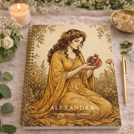 Diario de Afirmaciones Personalizadas de Perséfone