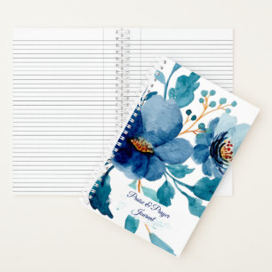Diario de alabanza y oración de flora azul