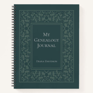 Diario de Ancesto de Genealogía Familiar personal