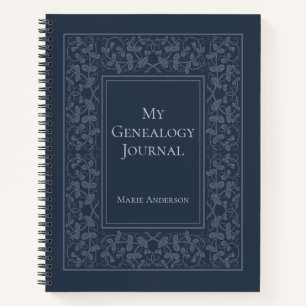 Diario de Ancesto de Genealogía Familiar personal