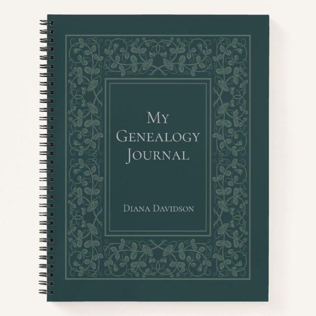 Diario de Ancesto de Genealogía Familiar personali (Anverso)