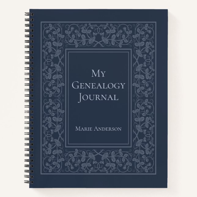 Diario de Ancesto de Genealogía Familiar personali (Anverso)