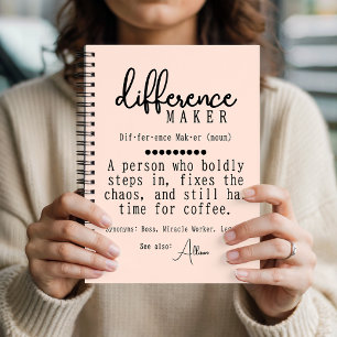 Diario de Apreciación de Mentor personalizado, reg