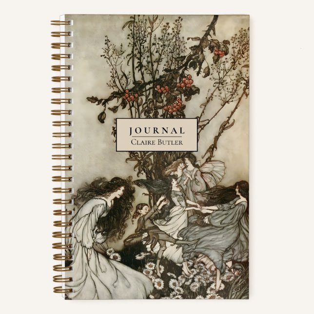 Diario De Arte De Fe De Vintage Personalizado (Anverso)