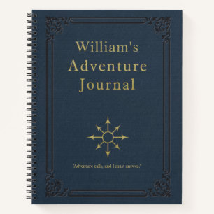 Diario de aventuras de época personalizado