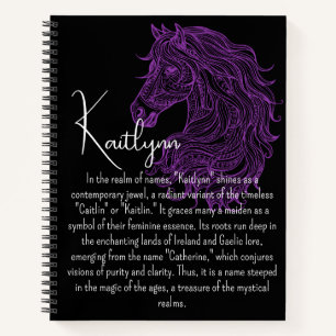 Diario De Caballo Salvaje Con Nombre Y Definición