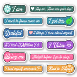 Diario de caligrafía provoca a Pegatinas