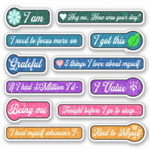 Diario de caligrafía provoca a Pegatinas