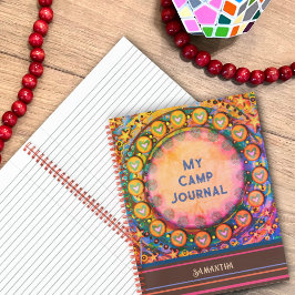 Diario de Campamento Infantil Colorido Divertido P