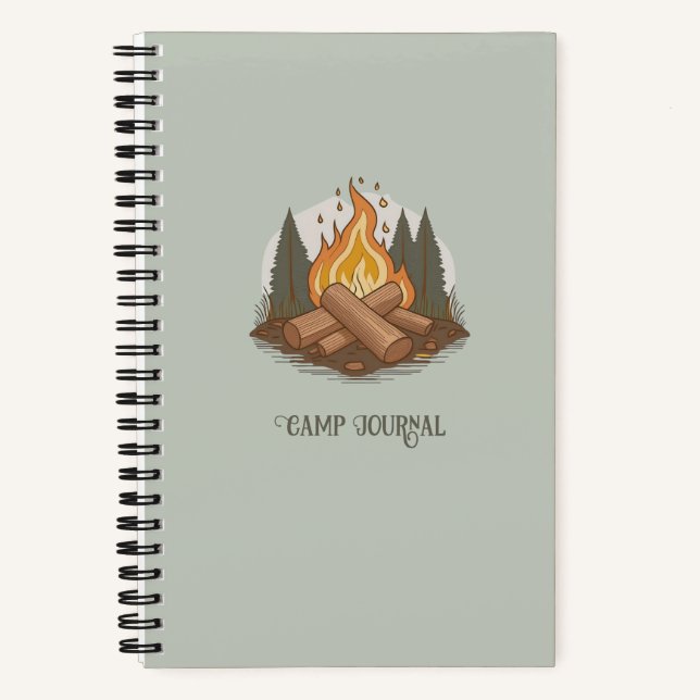 Diario de campamento personalizado (Anverso)