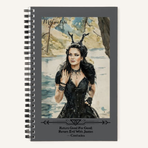 Diario de citas de Black Fairy Queen Confucio Good