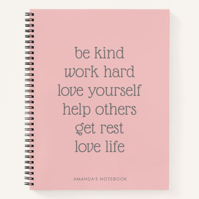 Diario de citas motivacionales positivas no (Anverso)