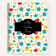 Diario de cocina de impresión personalizado 