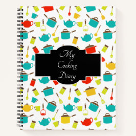 Diario de cocina de impresión personalizado 