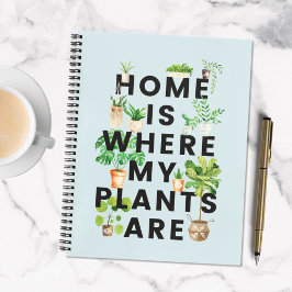 Diario de cotizaciones de Watercolor Houseplant Ga