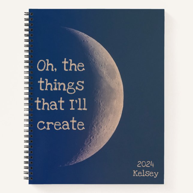 Diario de creación personalizado (Anverso)