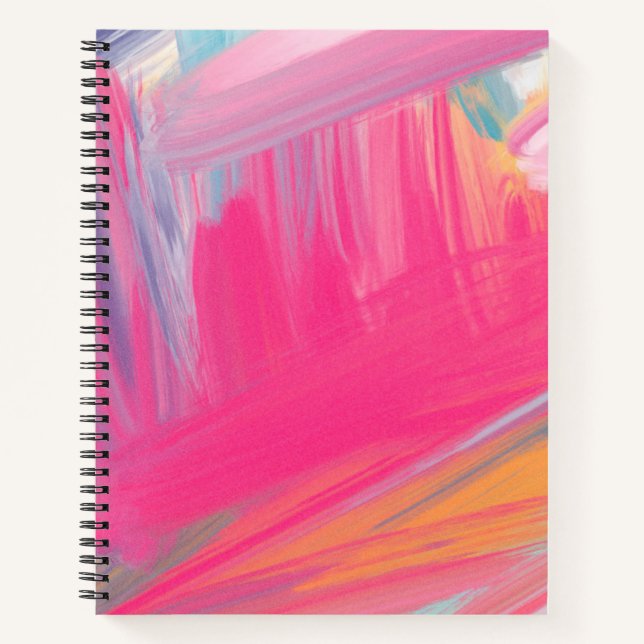 diario de cuaderno de bocetos rosa (Anverso)