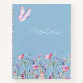 Diario de cuaderno de flores