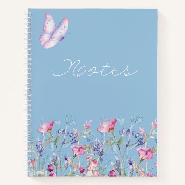 Diario de cuaderno de flores (Anverso)