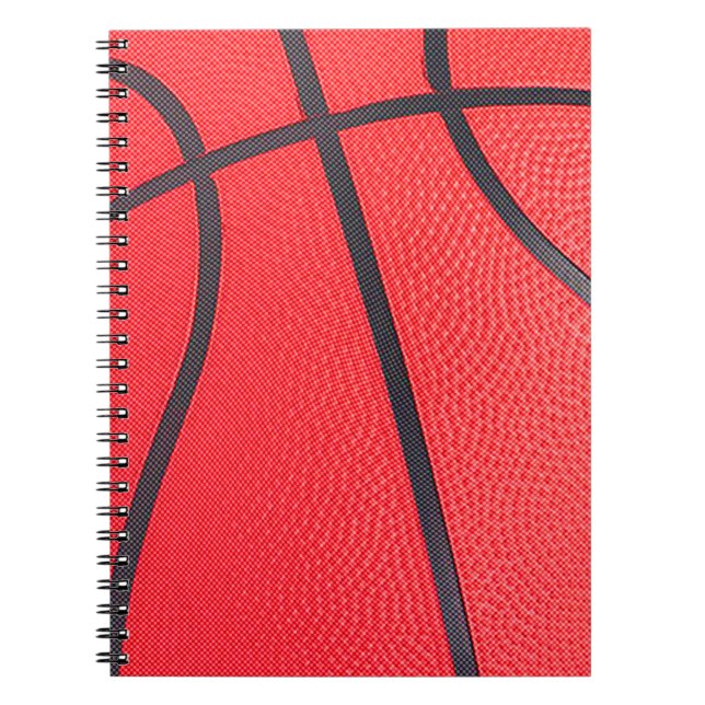Diario de cuaderno del entrenador de baloncesto (Frente)