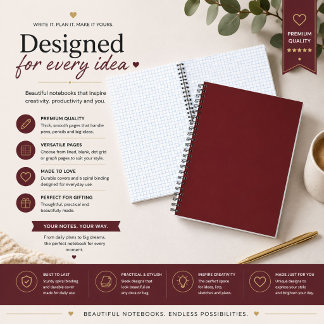 Diario de Cuaderno en Espiral Personalizado