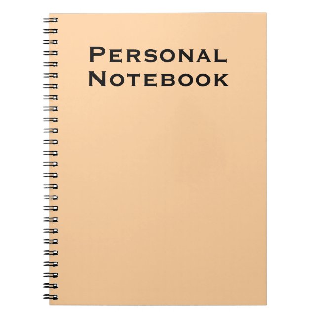 Diario de Cuaderno Personalizado (Frente)