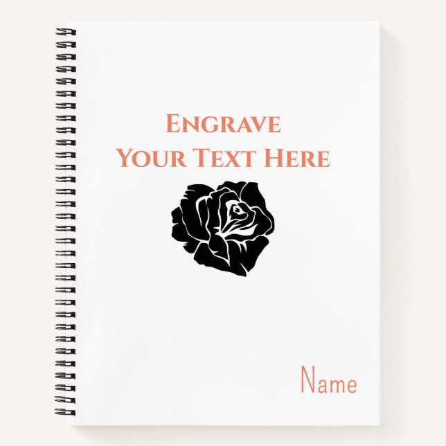 Diario de cuero personalizado, Diario de cuero, (Anverso)