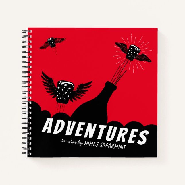 Diario de degustación de vino casero de corchos vo (Anverso)