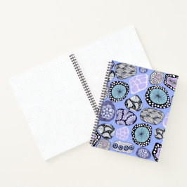 Diario de dibujo y escritura de diseño zen (púrpur