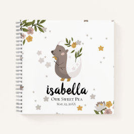 Diario de Embarazo con Nombre Personalizado de Beb