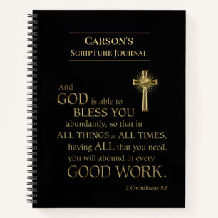 Diario de Escritura de Biblia personalizado