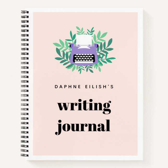 Diario de escritura de escritura de máquina de esc (Anverso)