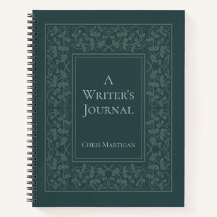Diario de escritura elegante y personalizado para 
