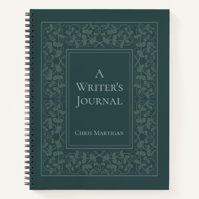 Diario de escritura elegante y personalizado para  (Anverso)