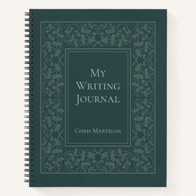 Diario de escritura elegante y personalizado para  (Anverso)