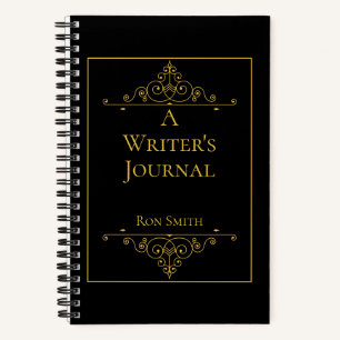Diario de escritura elegante y personalizado para 