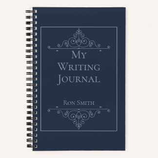 Diario de escritura elegante y personalizado para 