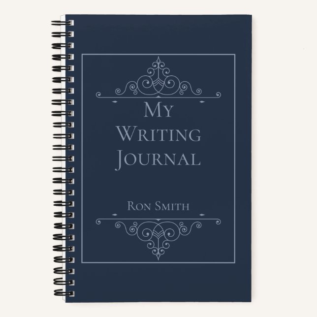 Diario de escritura elegante y personalizado para  (Anverso)