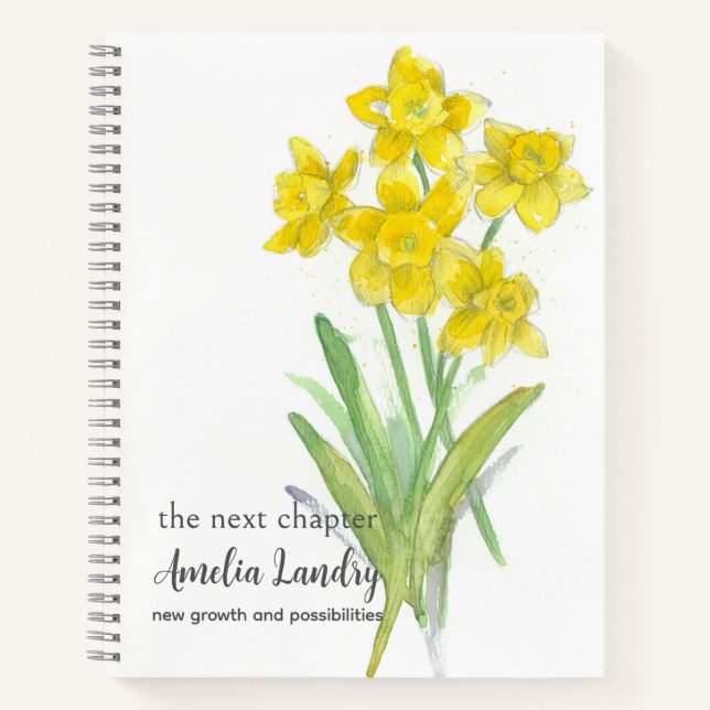 Diario de flores de cumpleaños de marzo Narciso Fl (Anverso)