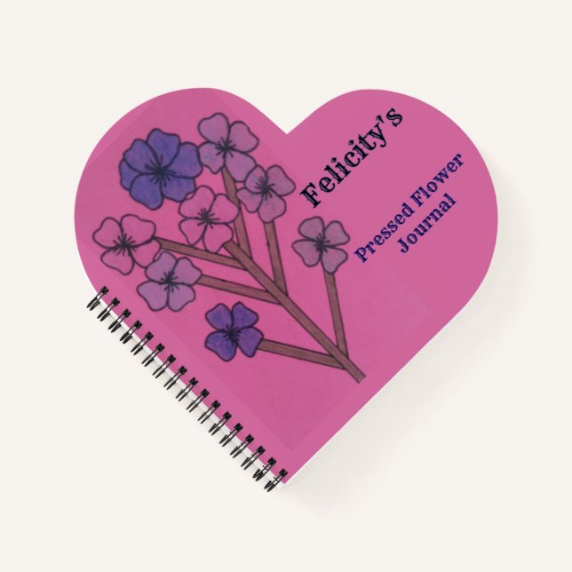 Diario de flores prensadas de Felicity (Anverso)