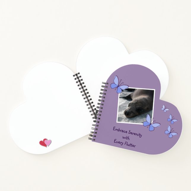 Diario de fluctuación de mariposa azul de código Q (Interior)