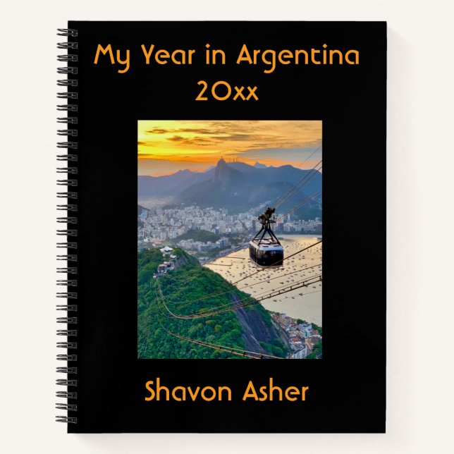 Diario de fotos editable (Anverso)