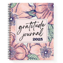 Diario de Gratitud 2025 de Floral Rosa