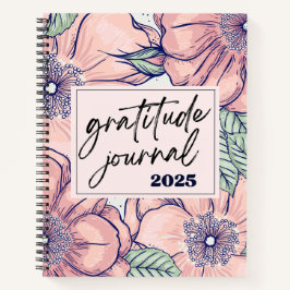 Diario de Gratitud 2025 de Floral Rosa