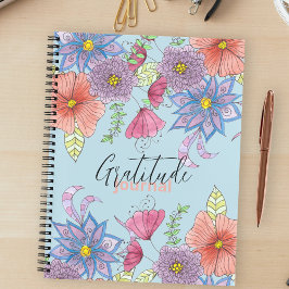 Diario de Gratitud Botánica Cute Watercolor