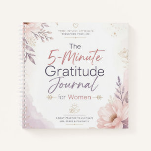 Diario de gratitud de 5 minutos
