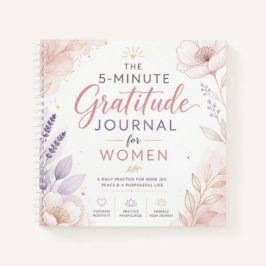 Diario de gratitud de 5 minutos